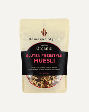 Gluten Free-Style Muesli- Maple Syrup Flavour- Certified Organic