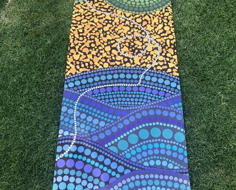 Exercise Mat - "Soaring Eagles"