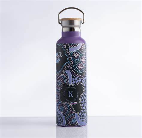 Kakadu Organic Eco Drink Bottle Eco Drink Bottle – Art, Culture, and Sustainability in Every Sip