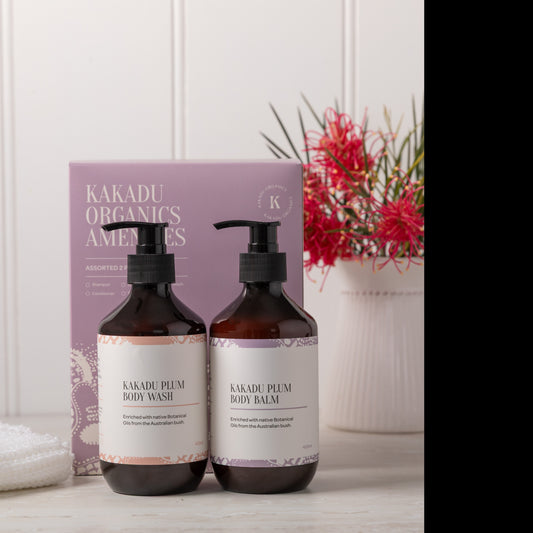 Certified Organic Kakadu Plum Body Wash and Body Balm Pack